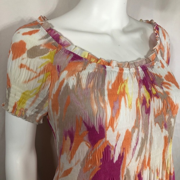 Allison Taylor Color Splash Scrunch Bust Mini Dress - Picture 2 of 6